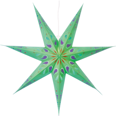 Pappersstjärna "SIRI" (Grön) - Paper Star "SIRI" (Green)