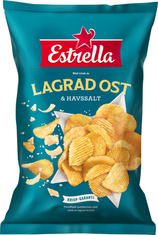 Chips Lagrad Ost och Havssalt - Chips Ages Cheese and Sea Salt