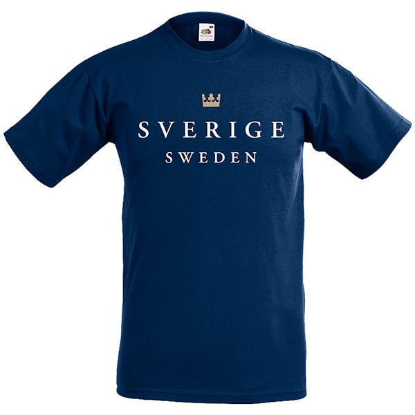 T-shirt Sverige Blå, T-shirt Sweden  Blue