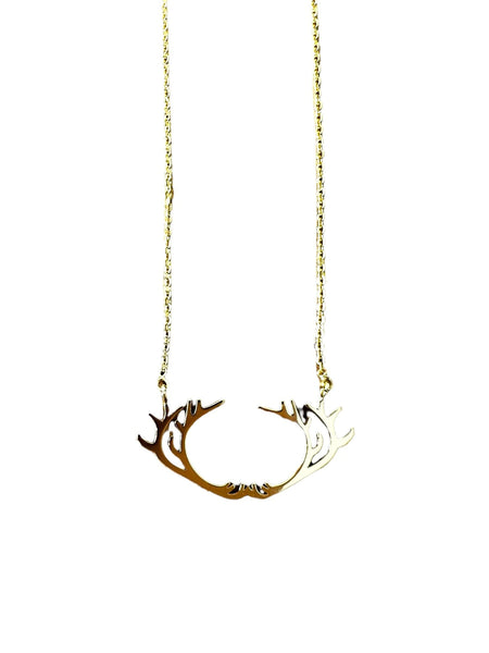 Vaja Halsband 42 cm - Antler Necklace (Gold)