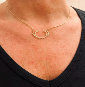 Vaja Halsband 42 cm - Antler Necklace (Gold)