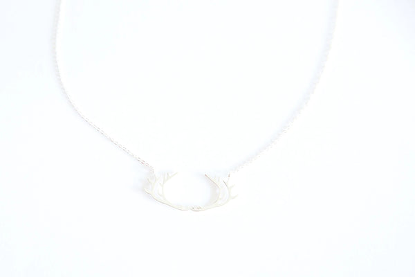 Vaja Halsband 42 cm - Antler Necklace (Silver)
