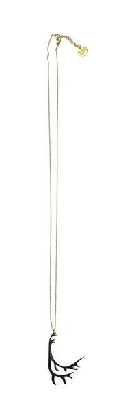 Vaja Halsband 60 cm - Antler Necklace (Gold)