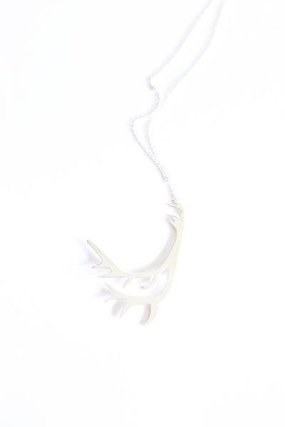Vaja Halsband 60 cm - Antler Necklace (Silver)