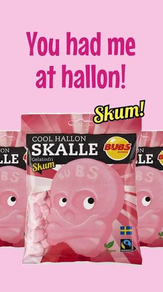 Cool Skalle Hallon - Skull Raspberry