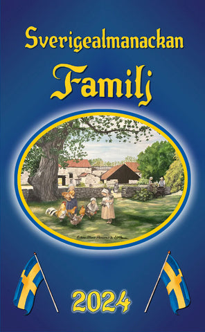 Sverigealmanackan 2024 (Familj) - Family Calendar 2024