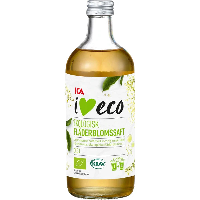 Saft - Fläderblomssaft  - Elderflower Syrup