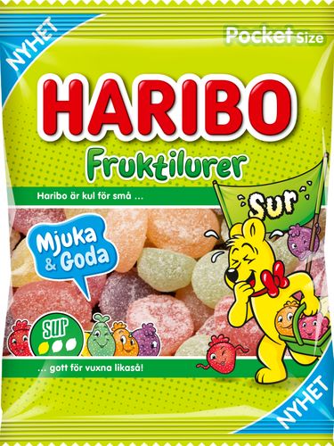 Godispåse - Fruktilurer Sura - Sour Fruktilurer