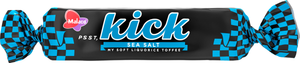 Kick Sea Salt Lakritskola -- Kick Sea Salt licorice toffee