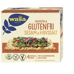 Knäckebröd P - WASA Sesam, Havssalt, Glutenfri -- WASA Sesame, Sea salt, Gluten free