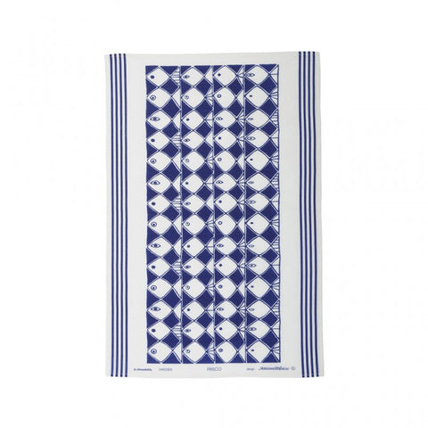 Kökshandduk "Frisco"  blå - Tea Towel "Frisco" in Blue