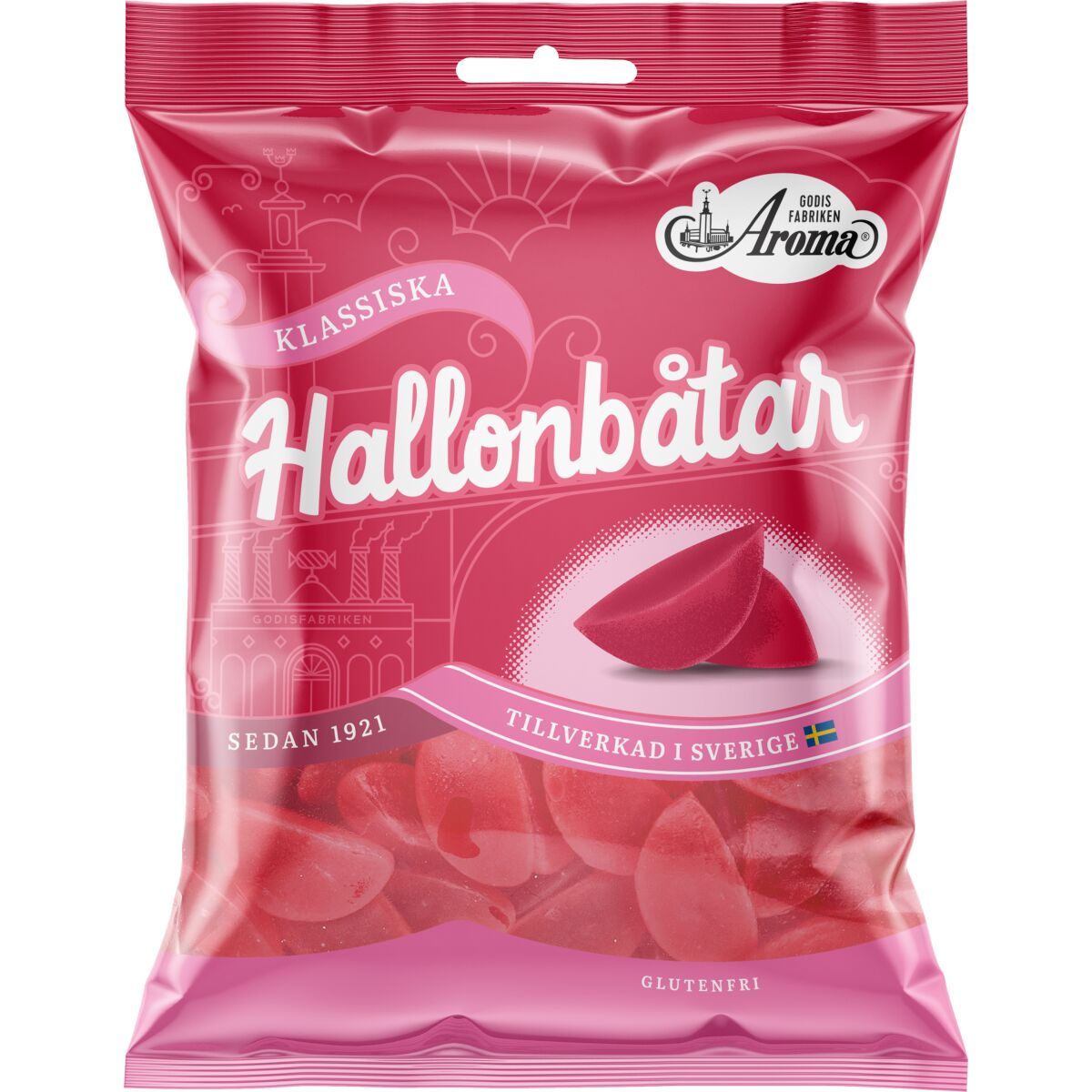 Godispåse - Hallonbåtar - Raspberry Boats