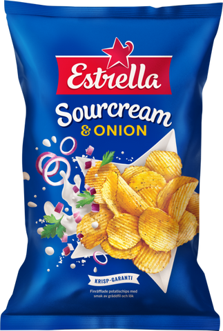Chips Sourcream & Onion - Chips Sour Cream and Onion