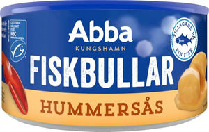 Fiskbullar i Hummerås - Fish Dumplings in Lobster Sauce