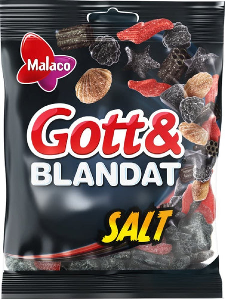 Godispåse - Gott & Blandat Salt - Candy Mix Salty Licorice