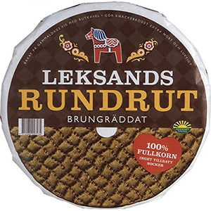 Knäckebröd B - Brungräddat Rundrut - Brown baked Pillow rounds Crispbread