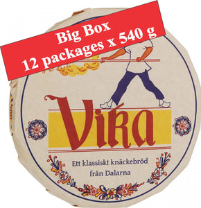 Knäckebröd N - Vika Prima HEL LÅDA - Vika Original Prima Crispbread WHOLE BOX