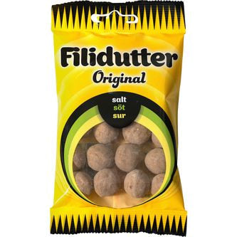 Godispåse - Filidutter Original, Salt/Söt/Sur - Filidutter Original Salty/Sweet/Sour