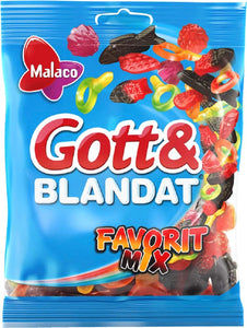 Godispåse - Gott & Blandat Favorit Mix - Mixed Favourite Candy