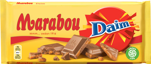 Chokladkaka Daim - Milk Chocolate Bar Daim