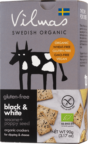 Kex - Gluten Free - Vilmas Black&White - Crackers - Vilmas Black&White